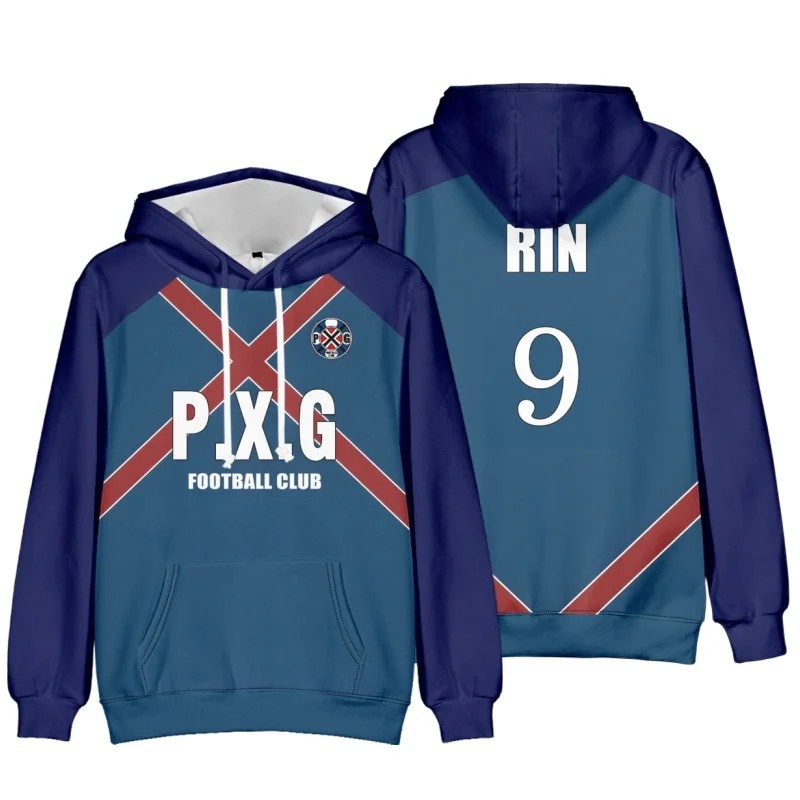 Paris X Gen P.X.G   ׷  ౸  No.9 Rin Shidou ڽ Tracksuit Customized Hoodies Tops